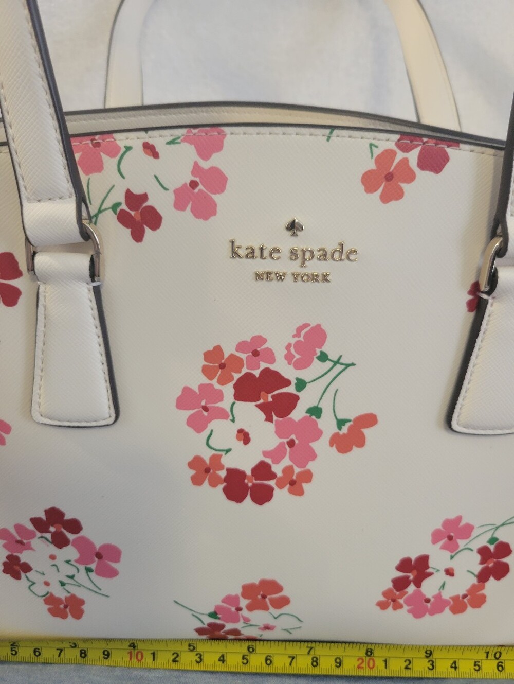 kate spade White Phone Case with Pink and Red Floral Print